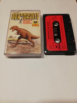 Geschichte der Urzeit Teil 1 Eine Reise zu den Sauriern 4-fach Silber geschraubt Schwarz mit Roten Aufkleber 4.23121 CD Auditon
